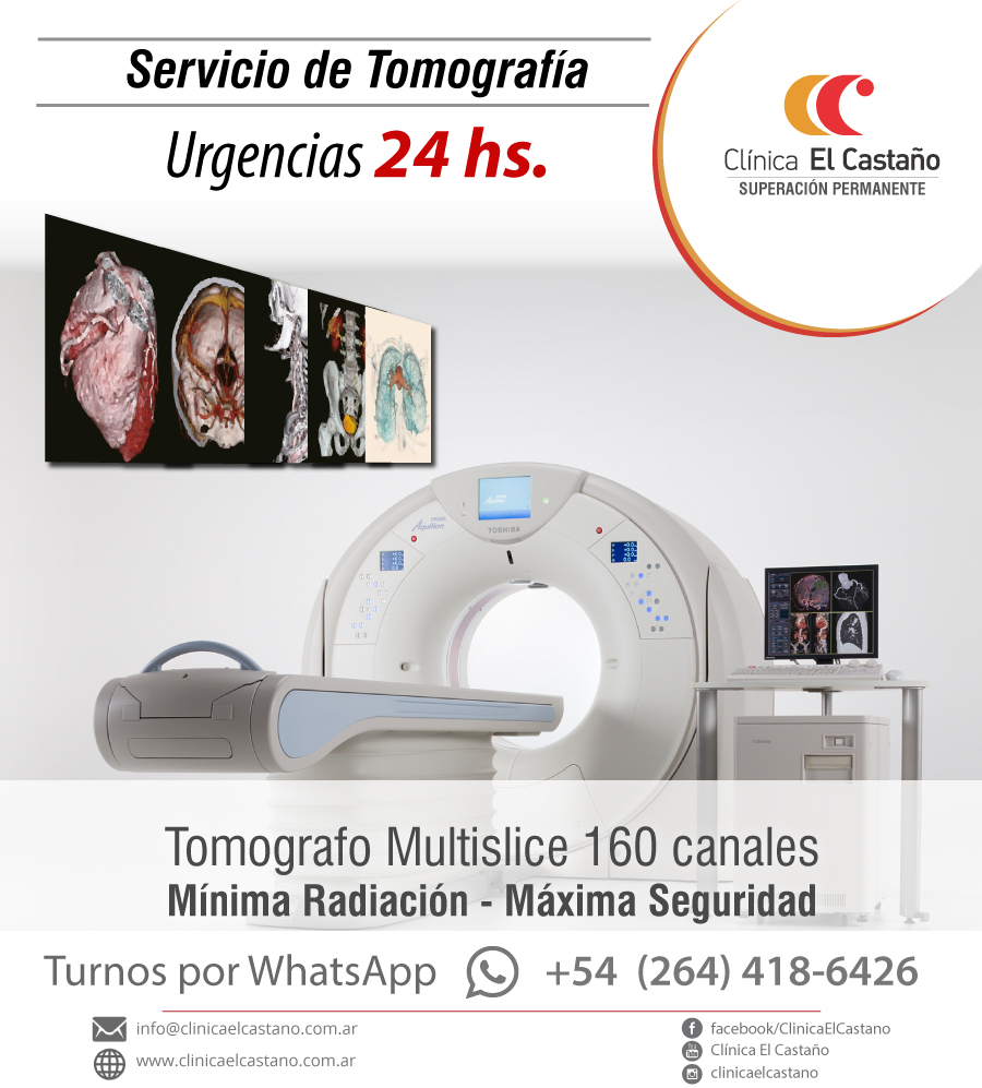 clinica castano tomografia 24horas